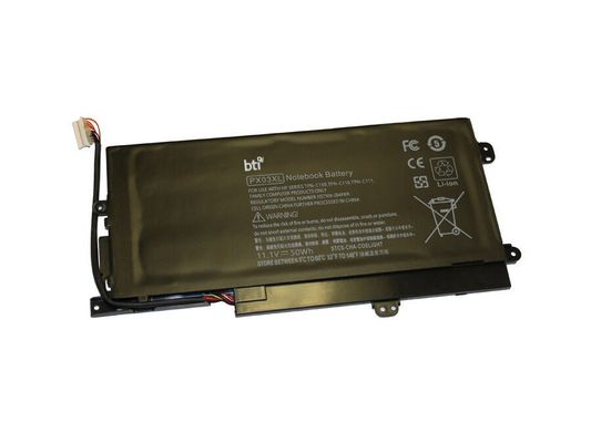 BTI 50Wh 3 cell PX03XL compatible battery for HP - COMPAQ MK-K125DX ENVY TS 14-K042TX SLEEKBOOK ENVY TS 14-K035TX SLEEKBOOK - Thumbnail 2