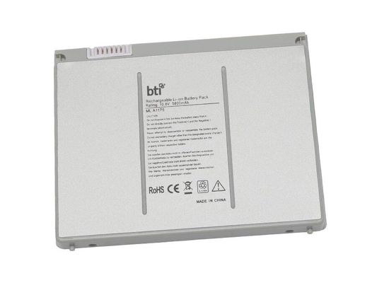 BTI 56Wh 3 cell A1175 compatible battery for APPLE MACBOOK PRO 15-INCH LATE 2007 MA895LL/A MACBOOK PRO 15-INCH LATE 2007 MA896LL/A - Thumbnail 2