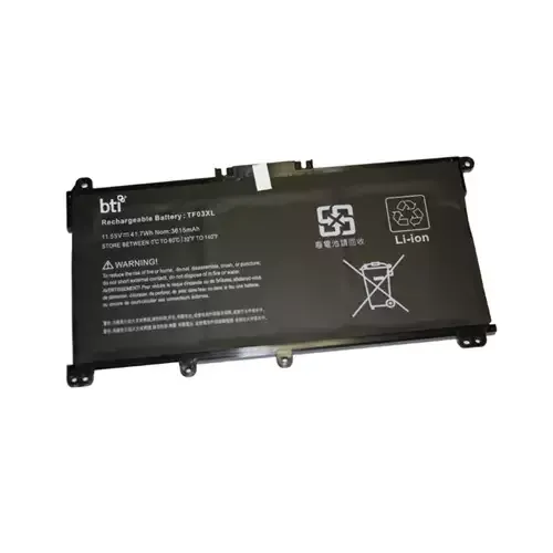 BTI 41.7 3 cell TF03XL compatible battery for HP - COMPAQ PAVILION X360 14M-CD0003DX PAVILION X360 14-CD1055CL (6EHEEUA) PAVILION 15-CK010NP - Image 1