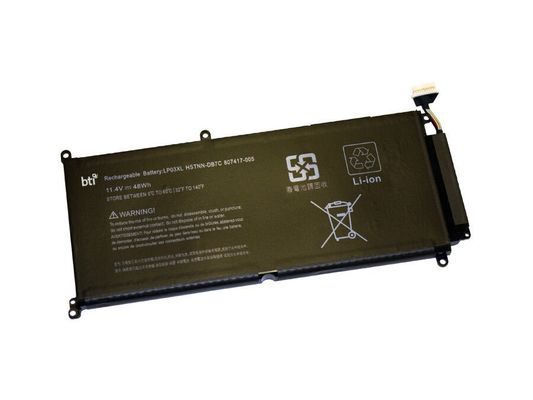 BTI 55Wh 3 cell 807417-005 compatible battery for HP - COMPAQ ENVY 15-AH00NA ENVY 15-AH151SA ENVY 15-AH000NA ENVY M6-P114DX ENVY M6-P113DX - Thumbnail 2