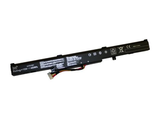 BTI Replacement 4 cell battery for Replacement cell battery for ASUS ROG G752W ROG GL752 ROG GL752JW ROG GL752VL ROG GL752VW ROG N552 replacing OEM part numbers A41N1501 A41LK9H L41LK2H 0B110-0360000 // 15V 48Whr - Thumbnail 2
