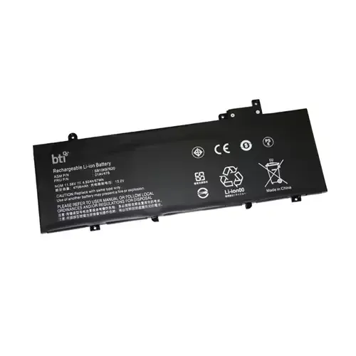 BTI Replacement 3 cell battery for THINKPAD T480S replacing OEM part numbers 01AV478 01AV479 01AV480 // 11.52V 4947mAh 57Wh - Image 1