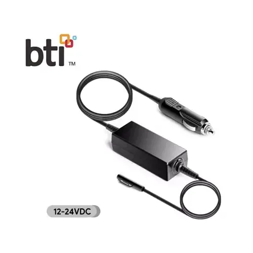 BTI 100W Car charger for Microsoft Surface Laptop Surface Book 1 and 2 Surface Pro 4 5 6 7 Surface Pro X - Image 1