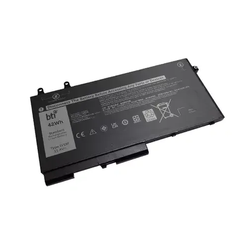BTI Replacement 3 cell battery for DELL LATITUDE 5400 5500 5501 5401 5400 5411 5410 PRECISION 3541 3540 3550 7591 2-IN-1 42Whr - Image 1