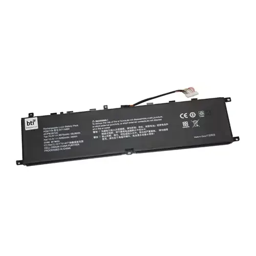 BTI 95Wh 4 cell BTY-M6M compatible battery for MSI WS66 10TMT-207US GE76 RAIDER 11UH GE76 RAIDER 10UH-226TR GE66 RAIDER 10SFS GS66 STEALTH 10U - Image 1