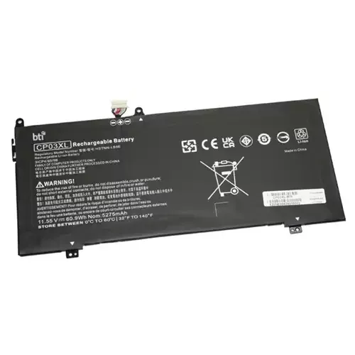 BTI 60.9 3 cell CP03060XL compatible battery for HP SPECTRE X360 13T-AE000 SPECTRE X360 13-AE533TU SPECTRE X360 13-AE532TU SPECTRE X360 13-AE531TU - Image 1