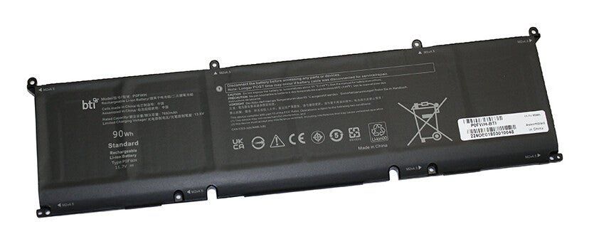 BTI 6 cell P0FWH replacement battery for ALIENWARE M16 R2 - Image 1