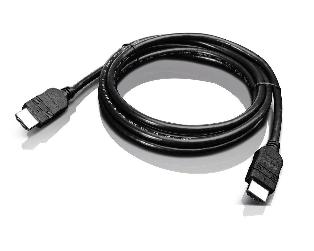 Lenovo 2.0m HDMI HDMI cable 2 m HDMI Type A (Standard) Black - Image 1