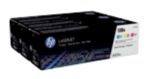 HP 128A 3-pack Cyan/Magenta/Yellow Original LaserJet Toner Cartridges - Image 1