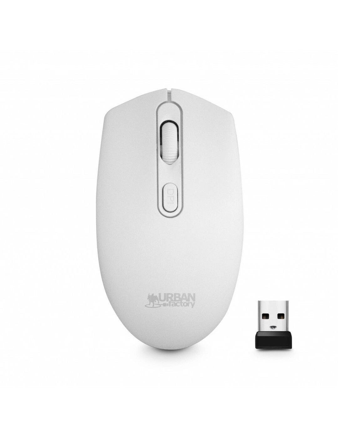 Urban Factory FREE COLOR: WIRELESS 2.4 GHZ MOUSE - 1200 DPI - WHITE - Image 1