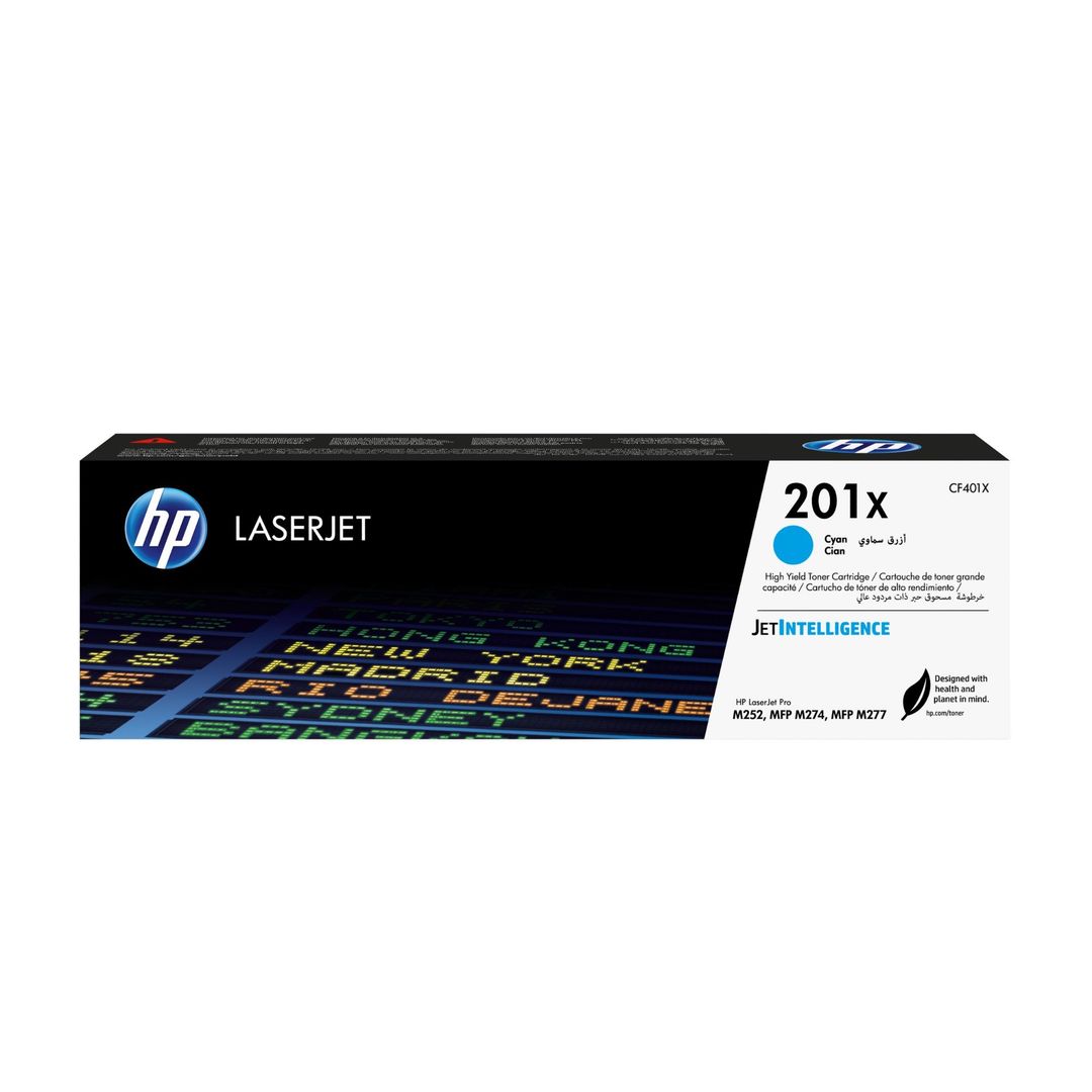 HP 201X High Yield Cyan Original LaserJet Toner Cartridge - Image 1