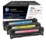 HP 312A Cyan Tri-Pack LaserJet Toner Cartridge