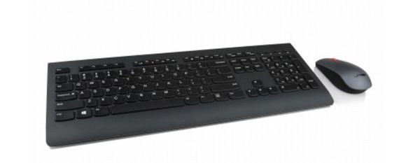 Lenovo 4X30H56825 keyboard Mouse included Universal RF Wireless Swiss Black