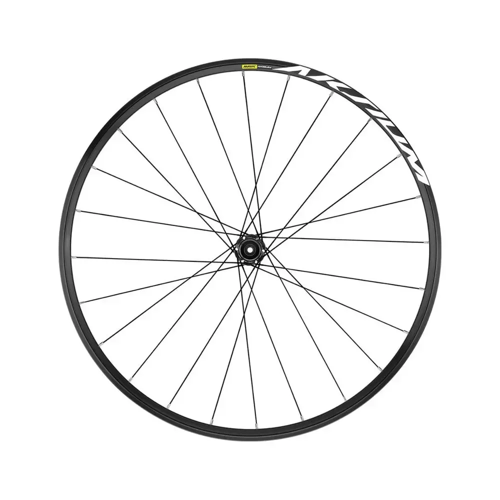 Mavic Aksium 19 700c 100x12mm Disc Road Bike Clincher Wheel - Front - Image 1