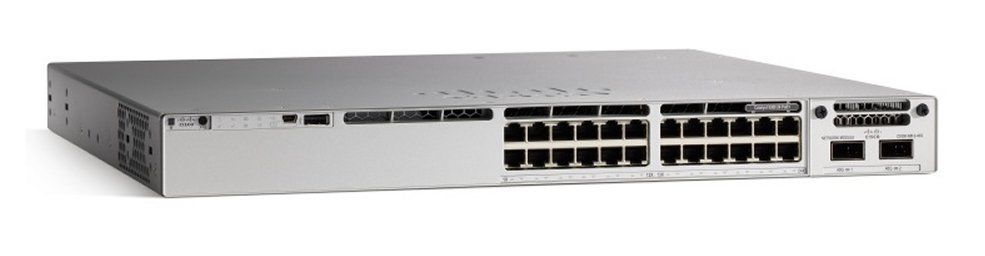 Cisco Catalyst C9300-24T-A network switch Managed L2/L3 Gigabit Ethernet (10/100/1000) Power over Ethernet (PoE) 1U Grey - Image 1