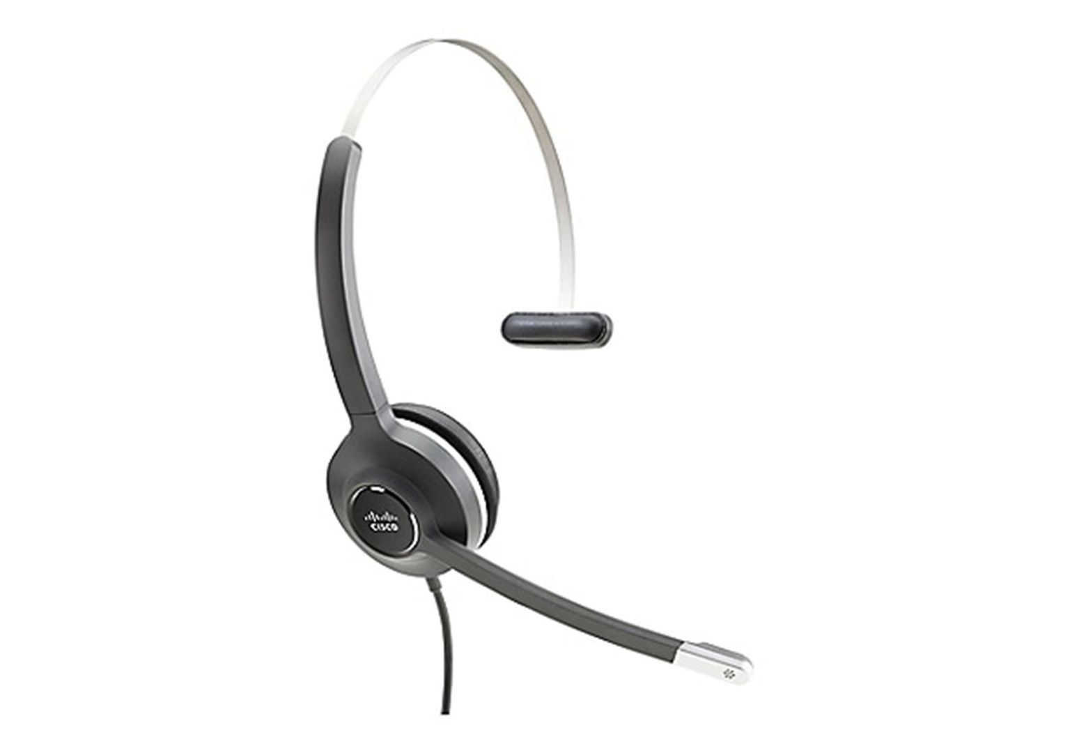 Cisco Headset 531, Wired Single On-Ear Quick Disconnect with USB-A Adapter, Charcoal, 2-Year Limited Liability Warranty (CP-HS-W-531-USBA=) - Image 1