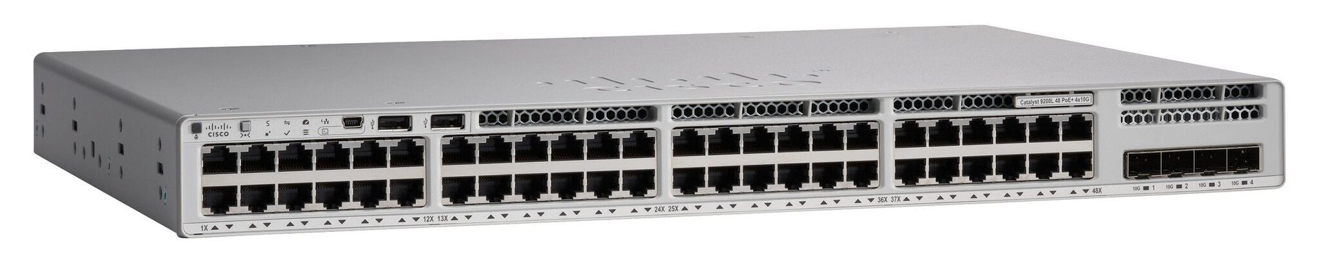 Cisco Catalyst 9200L Managed L3 Gigabit Ethernet (10/100/1000) Power over Ethernet (PoE) Grey - Image 1
