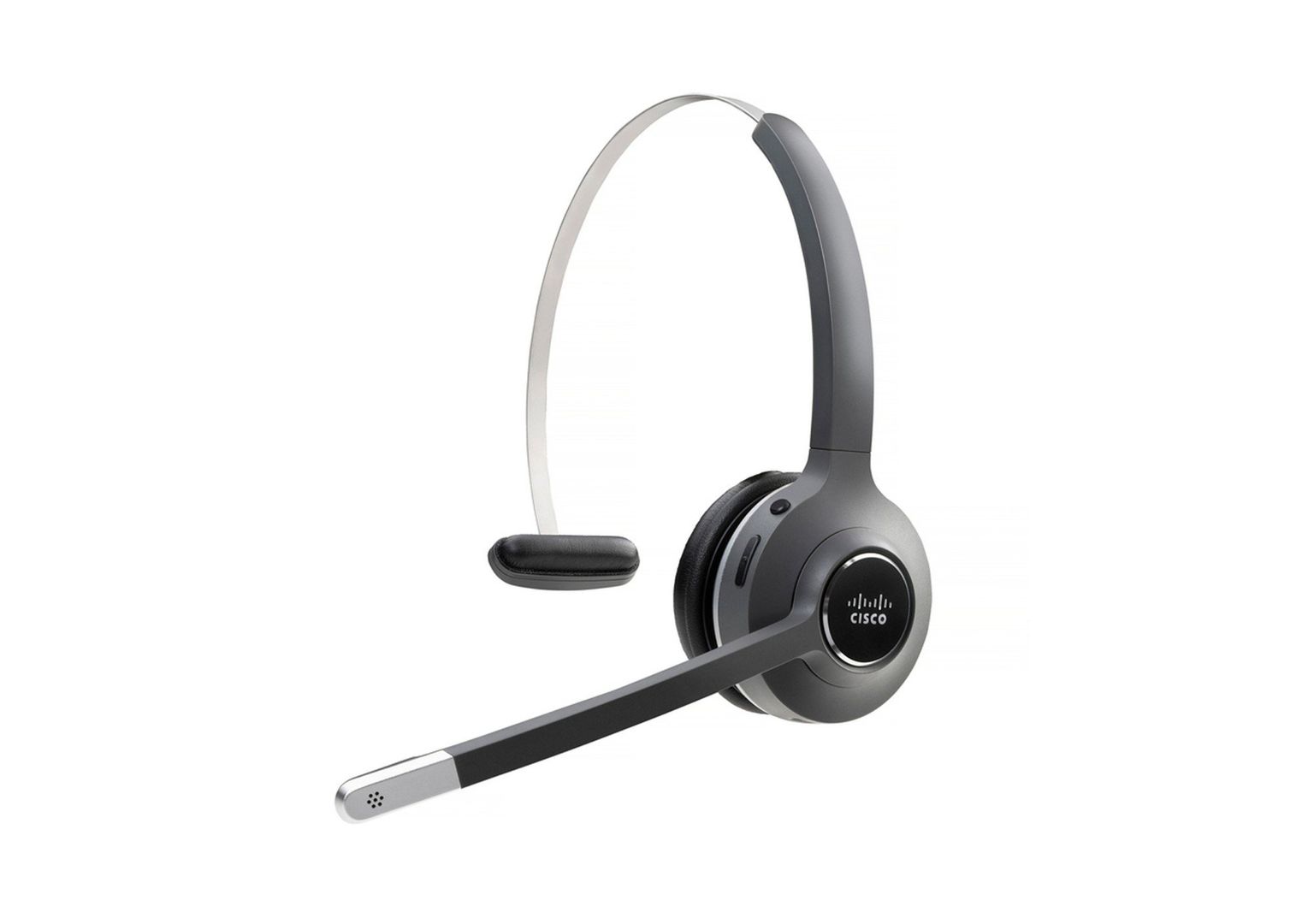 Cisco Headset 561, Wireless Single On-Ear Digital Enhanced Cordless Telecommunications Headset with Standard Base for US and Canada, Charcoal, 1-Year Limited Liability Warranty (CP-HS-WL-561-S-EU=) - Image 1