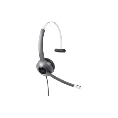 Cisco Headset 521, Wired Single On-Ear 3.5 mm Headset with USB-A Adapter, Charcoal, 2-Year Limited Liability Warranty (CP-HS-W-521-USB=) - Thumbnail 2