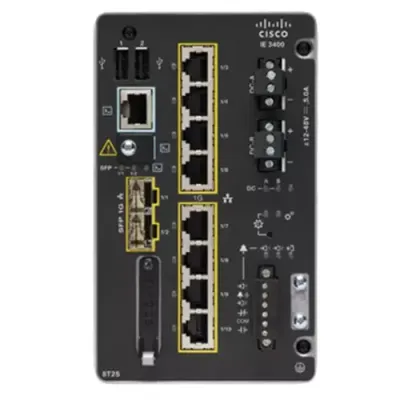 Cisco Catalyst IE3400 Managed L2 Gigabit Ethernet (10/100/1000) Black - Thumbnail 2