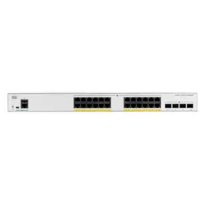 Cisco Catalyst 1000-24T-4X-L Network Switch, 24 Gigabit Ethernet (GbE) Ports, four 10 G SFP+ Uplink Ports, Fanless Operation, Enhanced Limited Lifetime Warranty (C1000-24T-4X-L) - Thumbnail 2