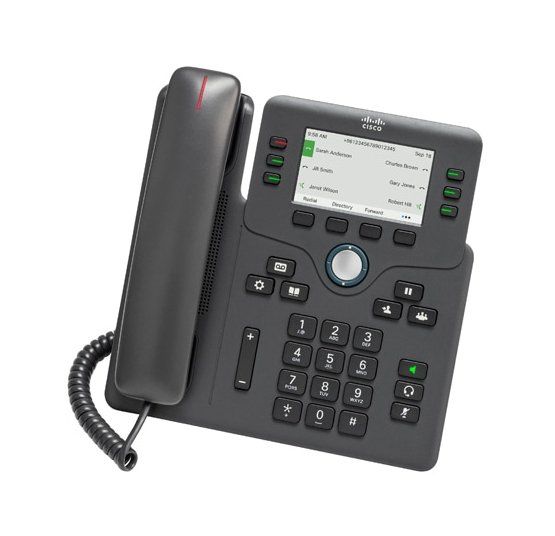 Cisco CP-6871-3PCC-K9= IP phone Black 6 lines - Image 1