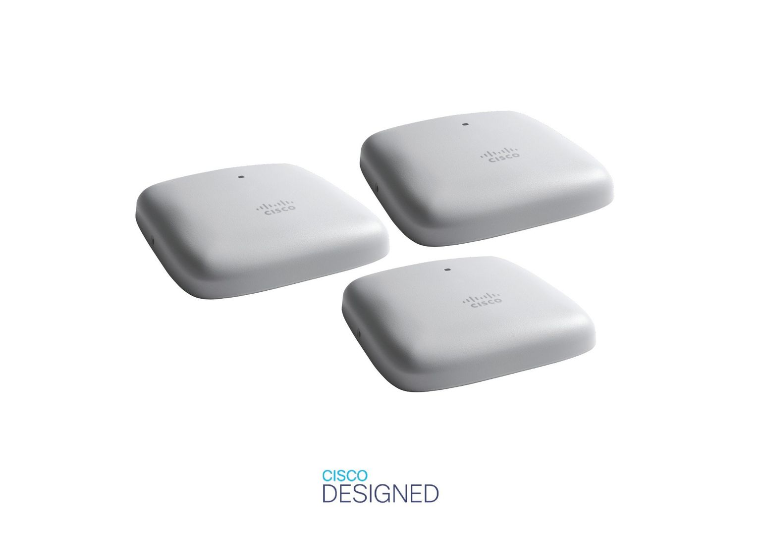 Cisco Business 240AC 802.11ac 4x4 Wave 2 Access Point 2 GbE Ports - Ceiling Mount - 3 Pack Bundle, Limited Lifetime Protection (3-CBW240AC-E) - Image 1