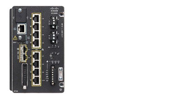 Cisco Catalyst IE-3300-8T2X-E network switch Managed L3 Gigabit Ethernet (10/100/1000) Black