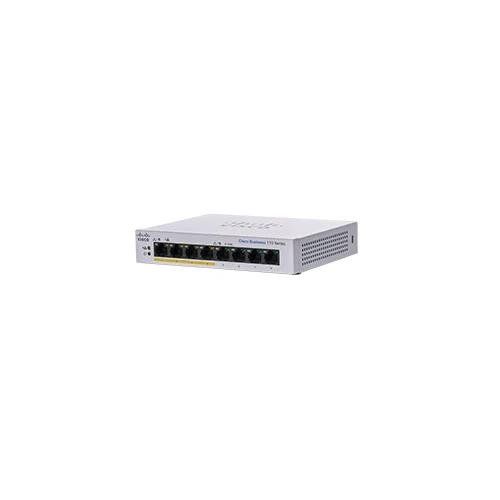Cisco CBS110-8PP-D Unmanaged L2 Gigabit Ethernet (10/100/1000) Power over Ethernet (PoE) Grey - Image 1