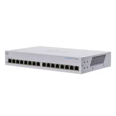 Cisco Business CBS110-16T-D Unmanaged Switch | 16 Port GE | Limited Lifetime Protection (CBS110-16T-D) - Thumbnail 2
