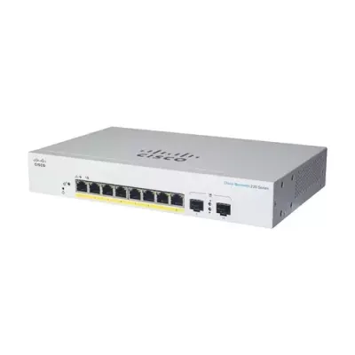 Cisco Business CBS220-8T-E-2G Smart Switch | 8 Port GE | 2x1G Small Form-Factor Pluggable (SFP) | 3-Year Limited Hardware Warranty (CBS220-8T-E-2G-UK) - Thumbnail 2