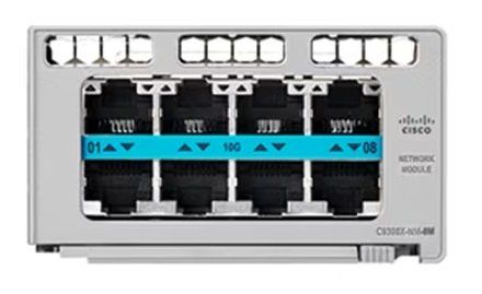 Cisco C9300X-NM-8M= network switch module 10 Gigabit Ethernet, Gigabit Ethernet