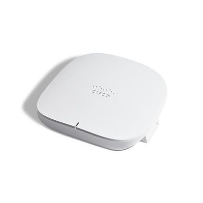 Cisco Business 150AX Wi-Fi 6 2x2 Access Point 1 GbE Port, Ceiling Mount, PoE Injector Included, 3-Year Hardware Protection (CBW150AX-E-UK) | Compatible with CBW150AX and CBW151AXM Mesh Extender