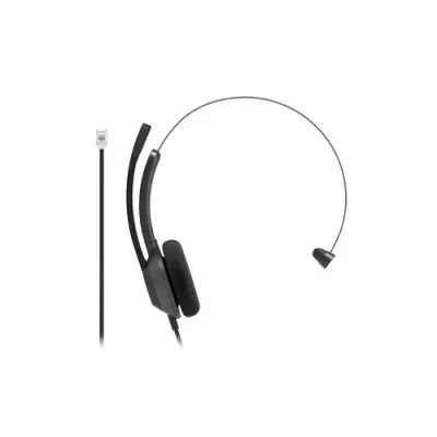 Cisco Headset 321 RJ9 Wired Single On-Ear Headphones RJ9 connection for IP Phone Carbon Black 2-Year Limited Liability Warranty (HS-W-321-C-RJ9)