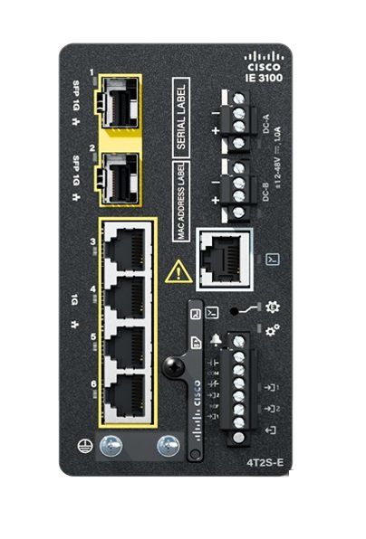Cisco Catalyst IE3100 Managed L2 Gigabit Ethernet (10/100/1000) Black - Image 1