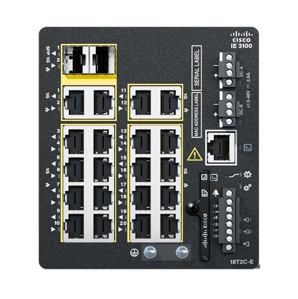 Cisco Catalyst IE3100 Managed L2/L3 Gigabit Ethernet (10/100/1000) Black - Image 1