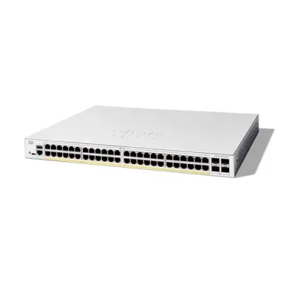 Cisco Catalyst 1300-48FP-4G Managed Switch, 48 Port GE, Full PoE, 4x1GE SFP, Limited Lifetime Protection (C1300-48FP-4G) - Thumbnail 2
