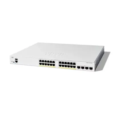 Cisco Catalyst 1200-24FP-4G Smart Switch, 24 Port GE, Full PoE, 4x1GE SFP, Limited Lifetime Protection (C1200-24FP-4G) - Thumbnail 2