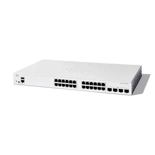 Cisco Catalyst 1200-24T-4X Smart Switch 24 Port GE 4x10GE SFP+ Limited Lifetime Protection (C1200-24T-4X) - Image 1