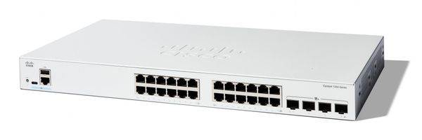 Cisco Catalyst 1200-24T-4X Smart Switch 24 Port GE 4x10GE SFP+ Limited Lifetime Protection (C1200-24T-4X) - Thumbnail 2