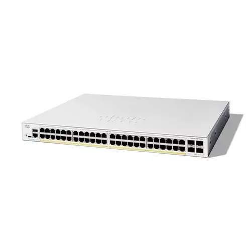 Cisco Catalyst 1200-48P-4X Smart Switch 48 Port GE PoE 4x10GE SFP+ Limited Lifetime Protection (C1200-48P-4X) - Image 1