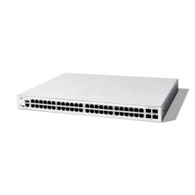 Cisco Catalyst 1300-48T-4G Managed Switch, 48 Port GE, 4x1GE SFP, Limited Lifetime Protection (C1300-48T-4G) - Thumbnail 2