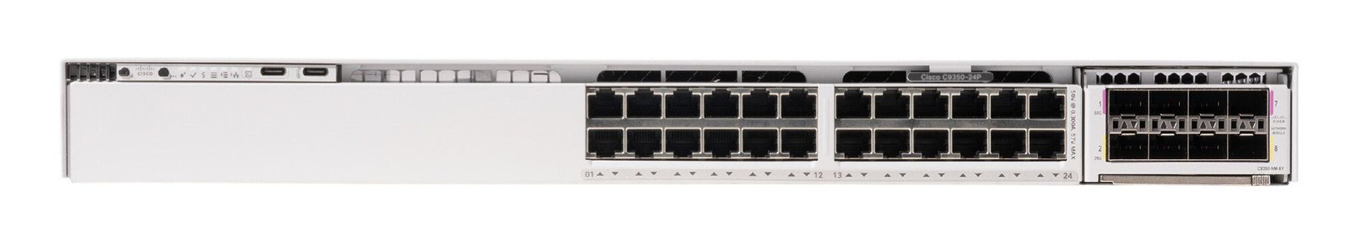 Cisco C9350-24P network switch Managed L3 Power over Ethernet (PoE) 1U Grey - Image 1
