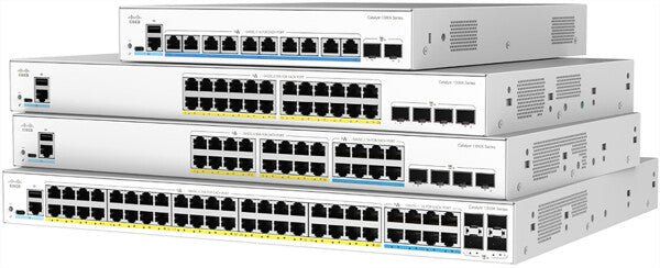 Cisco Catalyst 1300X 8-port 5GE 40-port GE Managed L2/L3 Gigabit Ethernet (10/100/1000) Power over Ethernet (PoE) White - Image 1