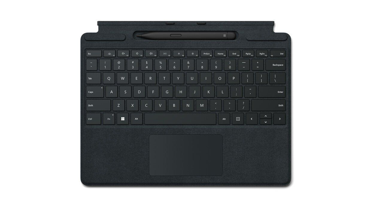 Microsoft Signature with Slim Pen 2 QWERTY UK English Microsoft Cover port Black - Image 1