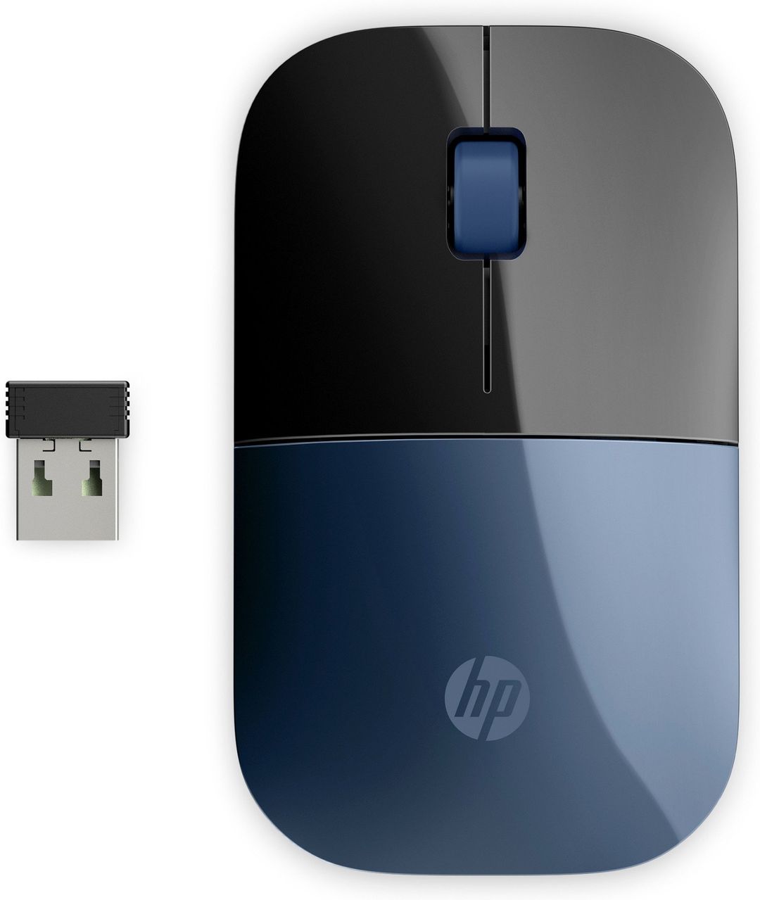 HP Z3700 Blue Wireless Mouse - Image 1