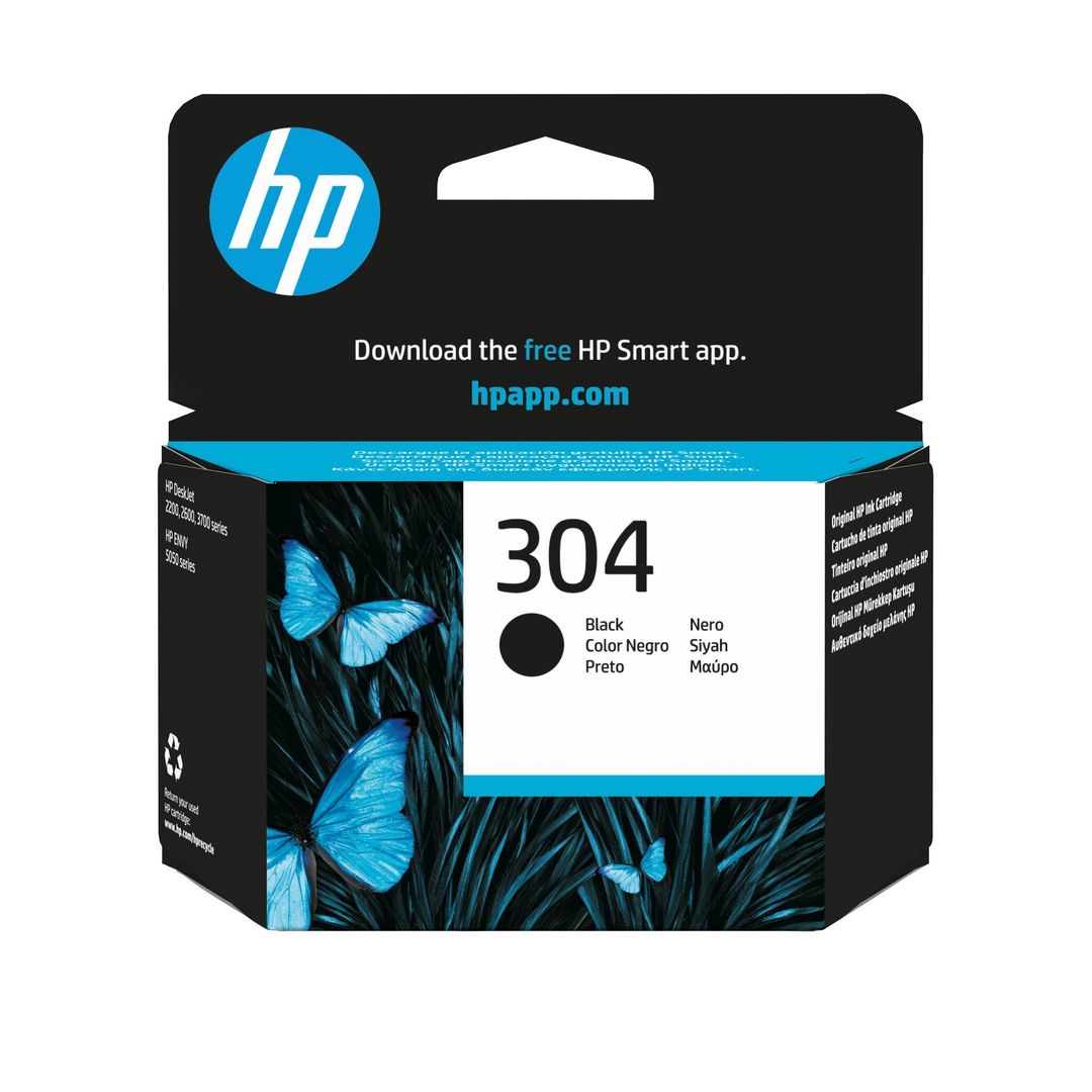 HP 304 Black Original Ink Cartridge - Image 1
