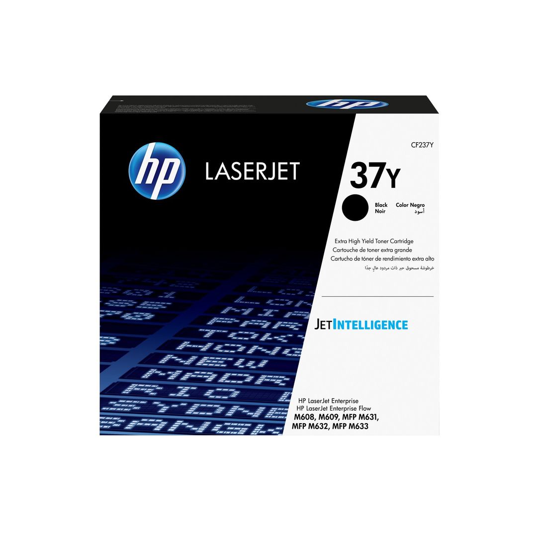 HP 37Y Extra High Yield Black Original LaserJet Toner Cartridge - Image 1