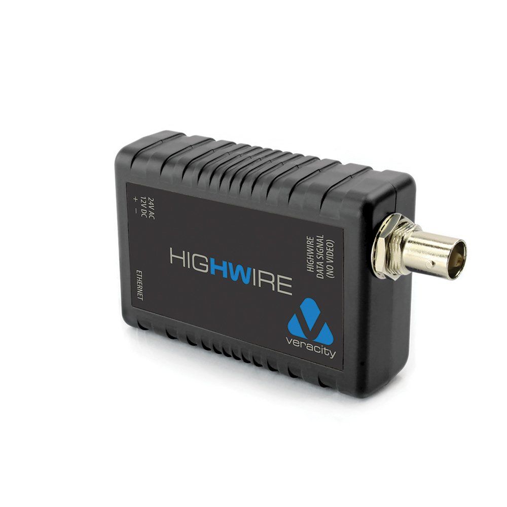 Veracity Highwire network media converter Internal 100 Mbit/s Black - Image 1