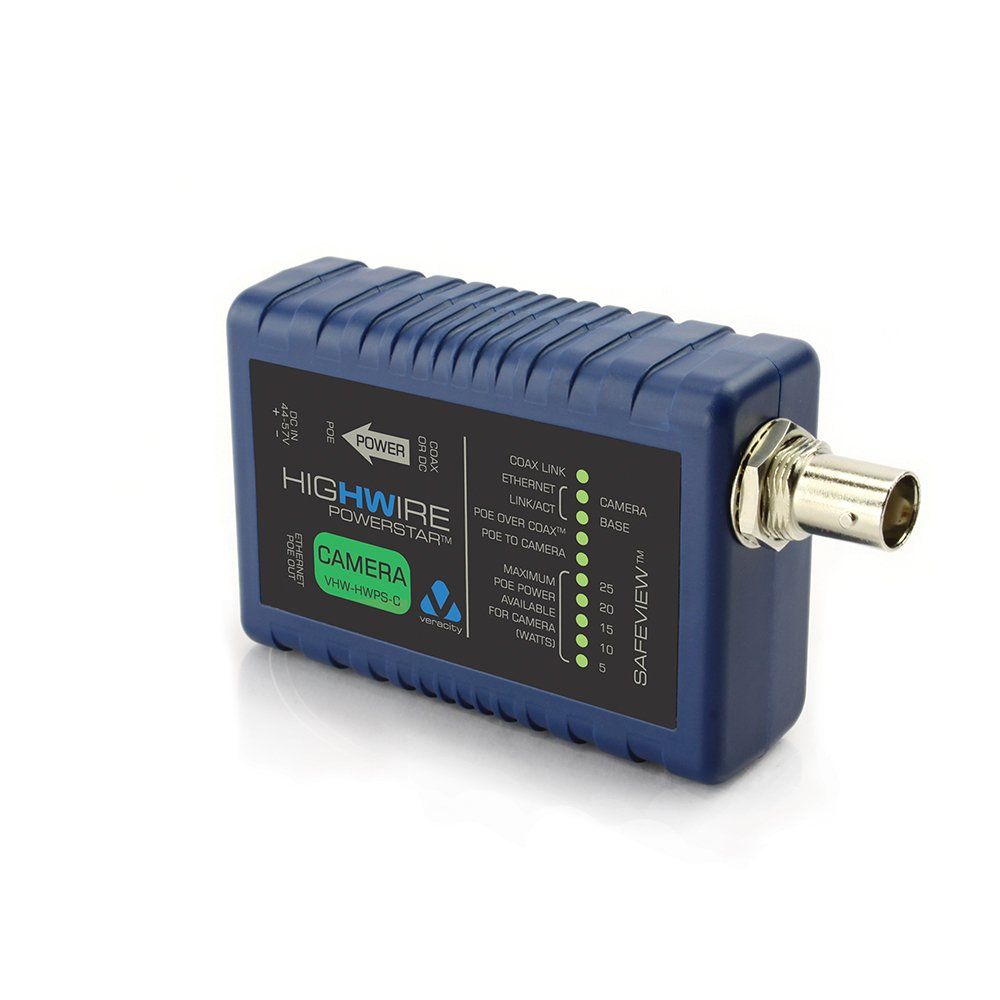 Veracity HIGHWIRE Powerstar Camera network media converter Internal 100 Mbit/s Blue - Image 1